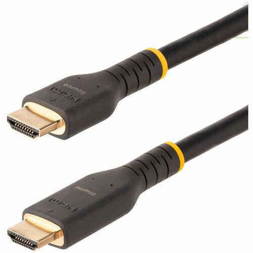 StarTech.com 7m (23ft) Active HDMI Cable, HDMI 2.0 4K 60Hz UHD, Rugged HDMI Cord w/ Aramid Fiber, Heavy-Duty High Speed HD