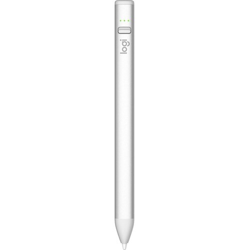 Logitech Crayon Stylus - Capacitive Touchscreen Type Supported - Active - Replaceable Stylus Tip - Aluminium, Polycarbonat