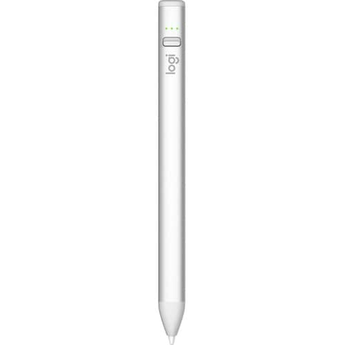 Logitech Crayon Stylus - Capacitive Touchscreen Type Supported - Active - Replaceable Stylus Tip - Aluminium - Tablet Devi