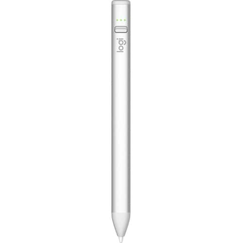 Logitech Crayon Stylus - Capacitive Touchscreen Type Supported - Active - Replaceable Stylus Tip - Aluminium - Tablet Devi