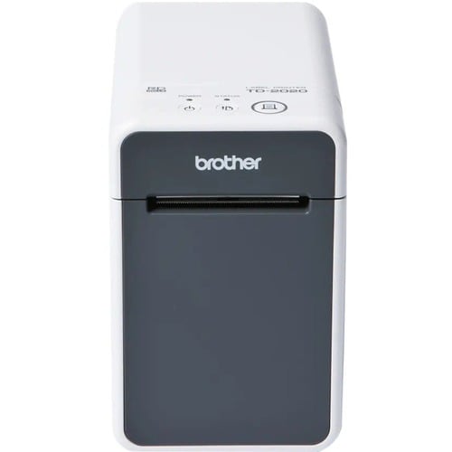 Brother TD-2020A Retail Direct Thermal Printer - Monochrome - Label/Receipt Print - USB - EU - 1000 mm Print Length - 56 m