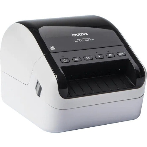 Brother QL-1110NWB Desktop Direct Thermal Printer - Monochrome - Label Print - Fast Ethernet - USB - USB Host - Bluetooth 