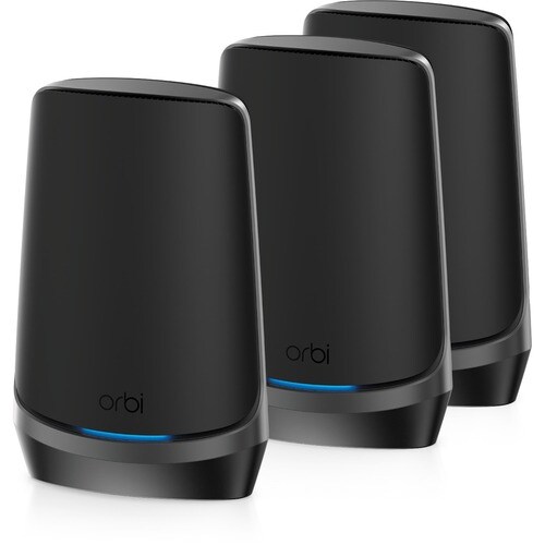 Netgear Orbi RBKE963B Wi-Fi 6E IEEE 802.11ax Ethernet Wireless Router - Quad Band - 2.40 GHz ISM Band - 5 GHz UNII Band - 