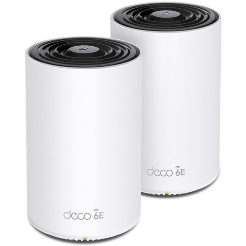 TP-Link Deco XE75 Pro Wi-Fi 6E IEEE 802.11ax Ethernet Wireless Router - Tri Band - 2.40 GHz ISM Band - 6 GHz UNII Band - 4