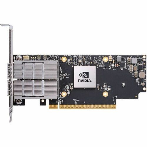 NVIDIA ConnectX-7 Infiniband/Ethernet Host Bus Adapter - PCI Express 5.0 x16 - 1 x Total Infiniband Port(s) - 1 x Total Ex