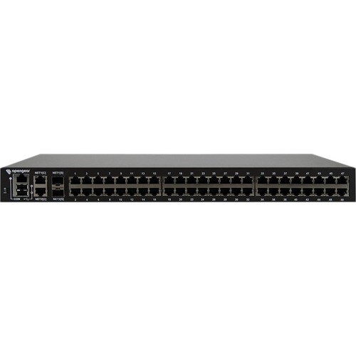 Opengear CM7196A Device Server - 1.95 GB - DDR3 SDRAM - Twisted Pair - 2 x Network (RJ-45) - 2 x Yes - 96 x Serial Port - 