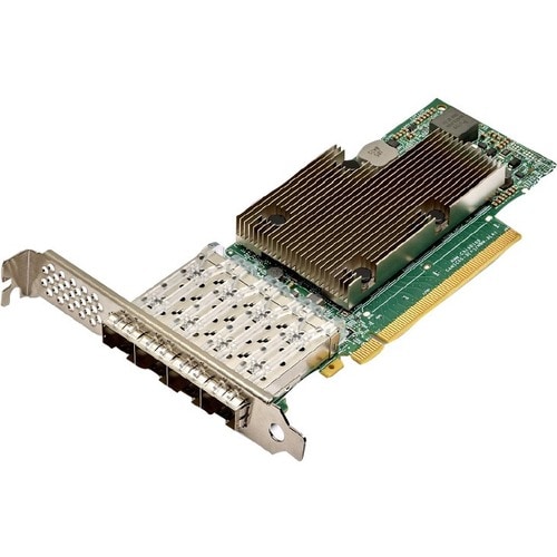 HPE Broadcom 25Gigabit Ethernet Card for Server - SFP28 - Standup - PCI Express 4.0 x16 - 4 Port(s) - Optical Fiber