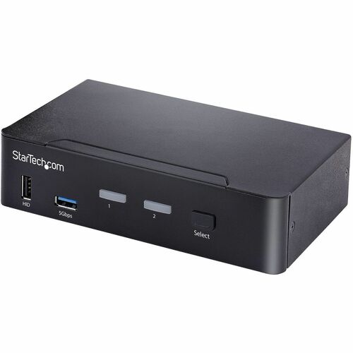StarTech.com KVM Switchbox - TAA Compliant - 2 Computer(s) - 1 Local User(s) - 8 - 1 x DisplayPort - Desktop