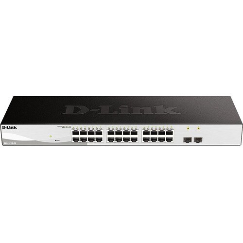 D-Link DGS-1210 DGS-1210-26 24 Ports Ethernet Switch - Gigabit Ethernet - 10/100/1000Base-T, 1000Base-X - 2 Layer Supporte