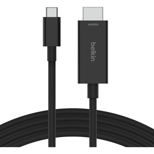 Belkin USB-C to HDMI Cable - 2 m HDMI/USB-C A/V Cable for Chromebook, MacBook, Projector, Mobile Device, ... - First End: 