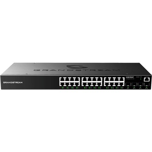 Grandstream Enterprise Layer 2+ Managed Network Switch - 24 Ports - Manageable - Gigabit Ethernet - 1000Base-T, 1000Base-X