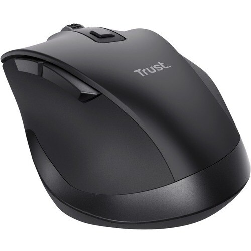 Trust Fyda Maus - Funkfrequenz - USB 2.0 - Optisch - 6 Taste(n) - Schwarz - Kabellos - 2,40 GHz - wiederaufladbar - 2400 d