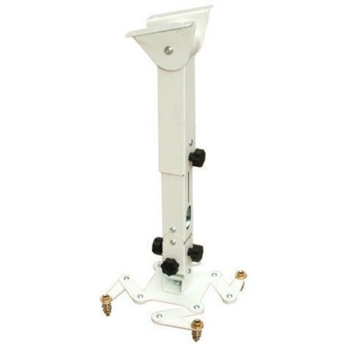 Supporto da soffitto ITB per Proiettore - Bianco - Regolabile in altezza - 30 kg Capacità di carico