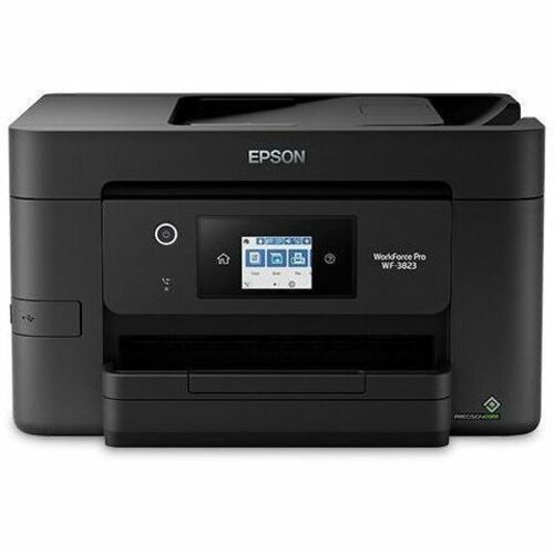 Epson WorkForce Pro WF-3823 Wireless Inkjet Multifunction Printer - Color - Copier/Fax/Printer/Scanner - 4800 x 2400 dpi P