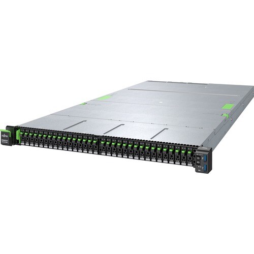 Fujitsu PRIMERGY RX2530 M6 1U Rack Servidor - 1 Xeon Prata 4310 2,10 GHz - 32 GB RAM - Serial ATA, Serial Attached SCSI (S