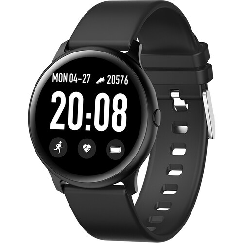 MaxCom FW32 Neon Smartwatch - Nero Body Color - Policarbonato, ABS, Alluminio Body Material - Monitor battito cardiaco, Pe