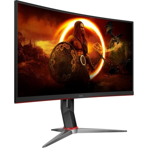 AOC C27G2Z 27" Class Full HD Curved Screen Gaming LCD Monitor - 16:9 - Red, Black - 27" Viewable - Vertical Alignment (VA)