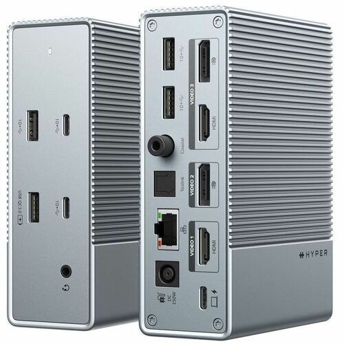 Targus HyperDrive HDG215-EU USB Type C Docking Station for Monitor, Tablet PC, Notebook, Desktop PC - Charging Capability 