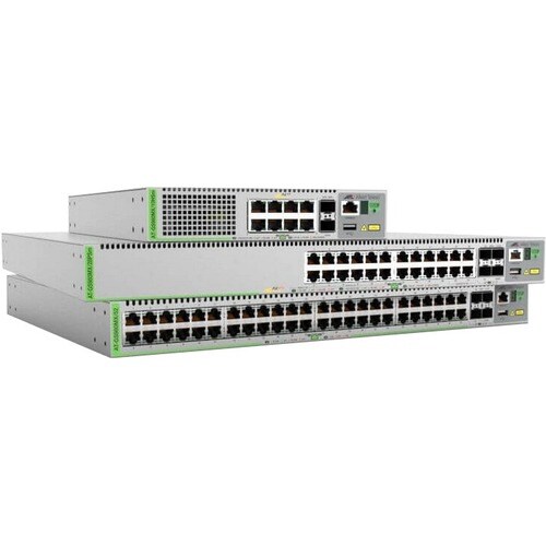 Allied Telesis CentreCOM GS980MX GS980MX/18HSM 16 Ports Manageable Layer 3 Switch - 5 Gigabit Ethernet, 10 Gigabit Etherne
