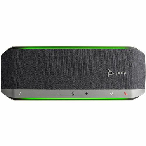 Poly Sync 40 Kabel/Kabellos Bluetooth Freisprecheinrichtung - Silber - 3 Mikrofon¤ - 50 mm Lautsprecher