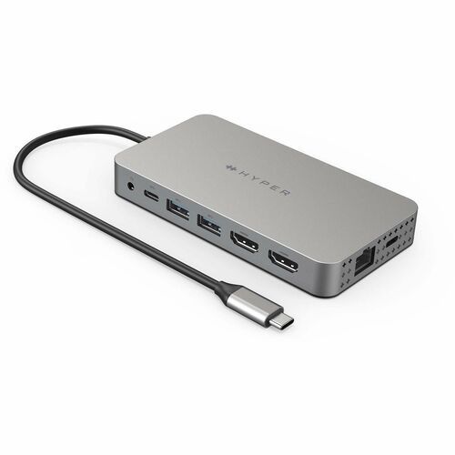 Targus HyperDrive HDM1H-GL Docking Station for Desktop PC/Notebook/Monitor/Headset - Charging Capability - Memory Card Rea