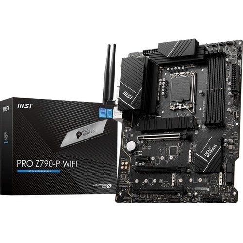 MSI Z790-P WIFI Desktop Motherboard - Intel Z790 Chipset - Socket LGA-1700 - ATX - Core i5, Core i7, Core i9, Pentium Gold