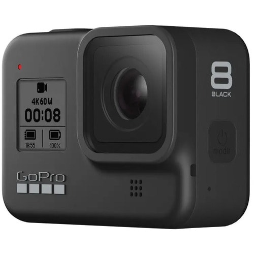 Videocámara digital Profesional GoPro HERO8 - Hig Dynamic Range (Alto rango dinámico, HDR) - 4K - Negro - 12Megapíxel Víde