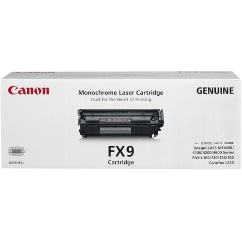 Canon FX9 Original Laser Toner Cartridge - Black Pack - 2,300 Pages