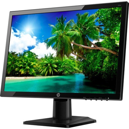 HP 20kh 50.80 cm (20") Class HD+ LCD Monitor - 16:10 - 49.53 cm (19.50") Viewable - Twisted nematic (TN) - LED Backlight -