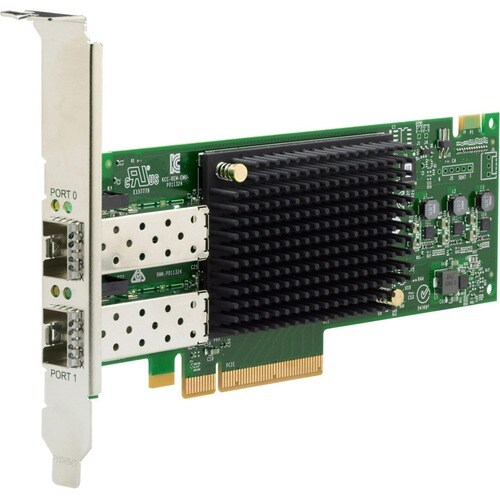 HPE SN1610E 光纤通道主机总线适配器 - 插卡 - PCI Express 4.0 - 2 x 光纤通道端口总数 - SFP+ - 32 Gbit/s