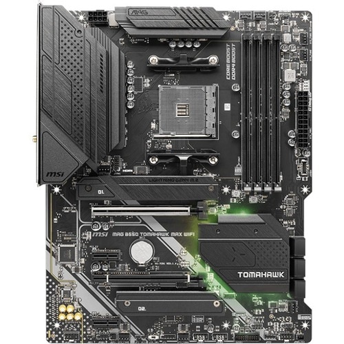 MSI MAG B550 TOMAHAWK MAX WIFI Desktop Motherboard - AMD B550 Chipset - Socket AM4 - ATX - Ryzen, Ryzen 5, Ryzen 3 Process