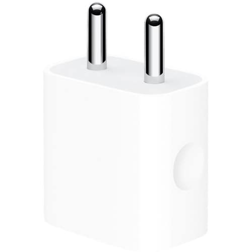 Apple 20 W AC Adapter - Universal Adapter - USB Type-C - For iPhone, Smart Watch - 2.40 A Output