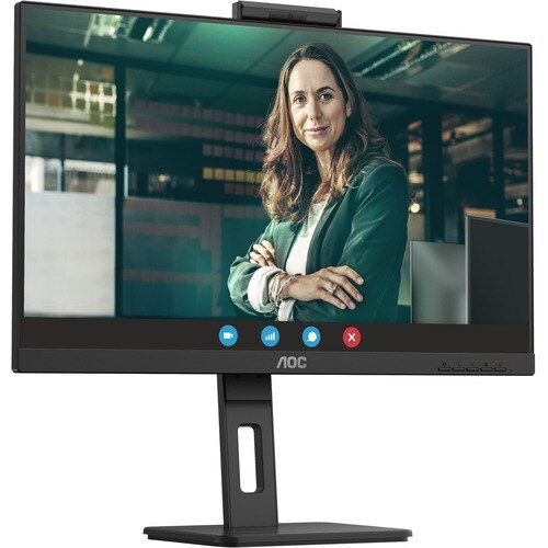 AOC Q27P3QW 27 Zoll Class Webcam WQHD LCD-Monitor - 16:9 Format - Schwarz - 68,6 cm (27 Zoll) Viewable - IPS-Technologie (