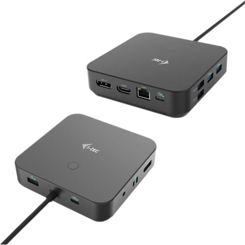 i-tec USB 3.2 Gen 1 (3.1 Gen 1) Type-C Docking Station for Notebook, Smartphone, Monitor, Tablet - 100 W - Black - 3 Displ
