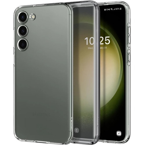 Spigen Liquid Crystal Case for Samsung Galaxy S23 Smartphone - Crystal Clear - Drop Resistant, Ding Resistant, Scratch Res