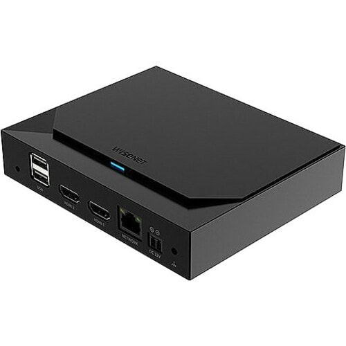 Wisenet SPD-152 64-Channel IP Video Decoder, 1 Monitor, Black - Functions: Video Decoding, Audio Decoder - 3840 x 2160 - 3