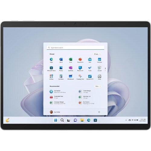 Microsoft Surface Pro 9 Tablet - 33 cm (13") - Core i7 12th Gen i7-1265U Deca-core (10 Core) - 16 GB RAM - 256 GB SSD - Wi