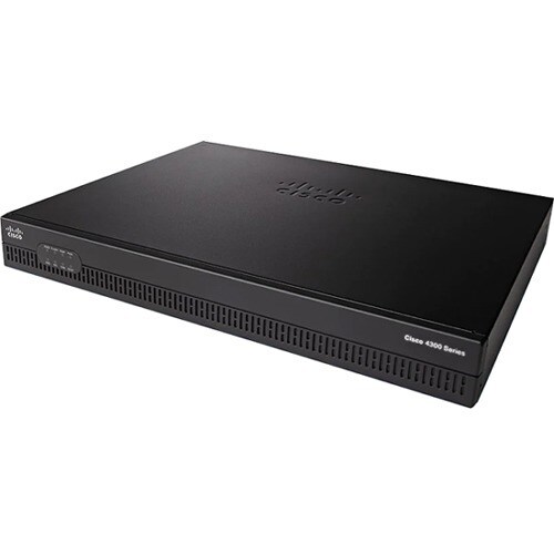 Cisco 4000 4321 Router - 2 Ports - 2 RJ-45 Port(s) - Management Port - 4 - 4 GB - Gigabit Ethernet - 1U - Rack-mountable, 