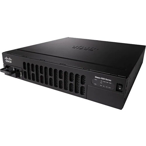 Cisco 4000 4351 Router - 3 Ports - 3 RJ-45 Port(s) - Management Port - 10 - 4 GB - Gigabit Ethernet - 1U - Rack-mountable,