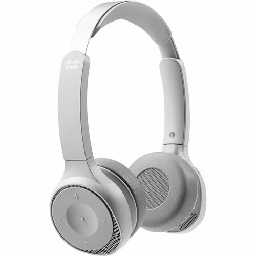 Webex 730 Wired/Wireless On-ear, Over-the-head Stereo Headset - Platinum - Google Assistant, Cortana, Siri - Binaural - Ea