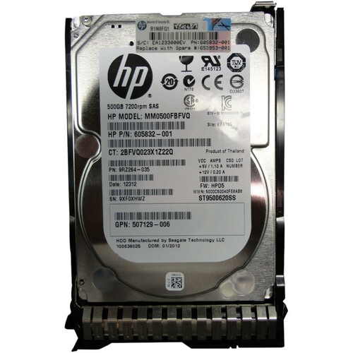 HPE Ingram Micro Sourcing 500 GB Hard Drive - 2.5" Internal - SAS (6Gb/s SAS) - 7200rpm - Hot Pluggable