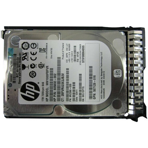 HPE Ingram Micro Sourcing 1 TB Hard Drive - 2.5" Internal - SAS (6Gb/s SAS) - 7200rpm - Hot Pluggable