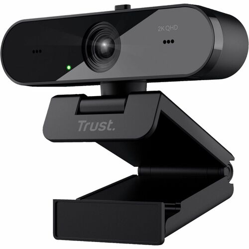 Trust - Webcam - 30 fps - Schwarz - USB 2.0 - 2560 x 1440 Pixel Videoauflösung - QHD - Autofokus - 92° Angle - Tischhalter