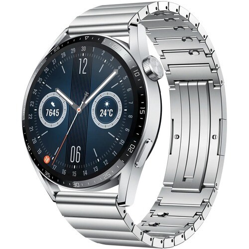 Huawei WATCH GT 3 Smartwatch - 45,90 mm Case Height - 11 mm Case Thickness - 45,90 mm Case Width - Silber Body Color - Ede