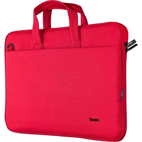 Trust Bologna Tasche für 40,6 cm (16 Zoll) Notebook - Rot - Polyethylenterephthalat (PET), Polyester Körper - Mikrofaser I