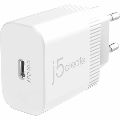 j5create JUP1420-EN 20 W Adaptador de CA - 1 Pack - Adaptador universal - 1 USB Type-C - para iPhone, Smartphone, iPad Pro