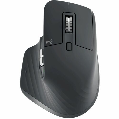 Logitech MX MASTER 3S 鼠标 - 蓝牙/射频 - A 型 USB - 暗视野 - 灰 - 无线 - 10 m - 2.40 GHz - 可充电 - 8000 dpi - 滚轮, 姆指旋轮