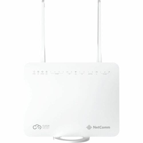 Netcomm CloudMesh Hybrid Wi-Fi 5 IEEE 802.11b/g/n/ac ADSL, VDSL, Ethernet, Cellular Modem/Wireless Router - 4G - LTE - Dua