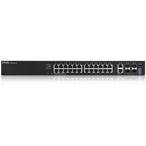 ZYXEL XGS2220 XGS2220-30 26 Ports Manageable Layer 3 Switch - Gigabit Ethernet, 10 Gigabit Ethernet - 100/1000Base-T, 10GB