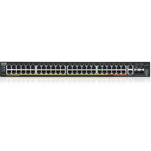 ZYXEL XGS2220 XGS2220-54HP 50 Ports Manageable Layer 3 Switch - Gigabit Ethernet, 10 Gigabit Ethernet - 100/1000Base-T, 10